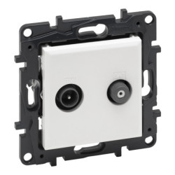 TV / SAT lizdas Niloe Step Legrand 863183 (balta spalva) L863183
