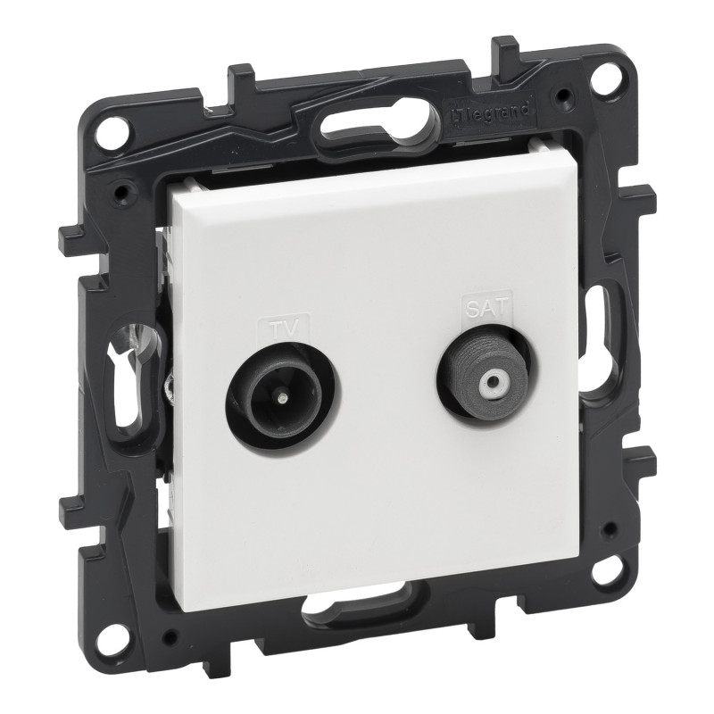 TV / SAT lizdas Niloe Step Legrand 863183 (balta spalva) L863183