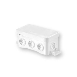 Hermetinė paskirstymo dėžutė Simet NS8 35357106 (balta, 45x85x40mm, IP54) SIM35357106