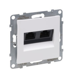 Baltas 2xRJ45 UTP 6 lizdas SUNO Legrand 721153 L721153