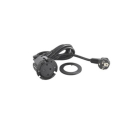 Įleidžiamas 1 vt. INCARA ki&scaron;tukinis lizdas Legrand 654726 (juoda, 2m) L654726