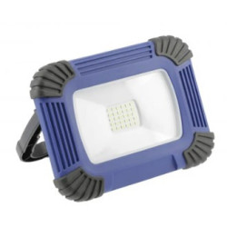 LED ne&scaron;iojamas &scaron;viestuvas su baterija (20W, 1600lm, IP54, 6400K) GTV LD-OXCX20W-64 GTVLDOXCX20W64