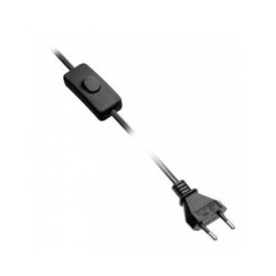 Laidinis jungiklis GTV LD-KABE2M-00 (2m, juodas) GTVLDKABE2M10