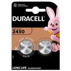 Baterija Duracell Lithium CR2450 (2 vnt.)  BATERIJACR2450DUR2