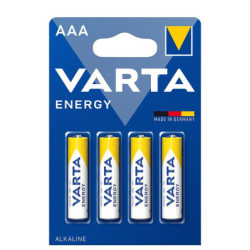 Baterija VARTA Alkaline Energy LR03/AAA (4 vnt.)  BATERIJALR03AAAVARTA4