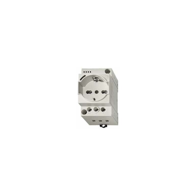 Ki&scaron;tukinis lizdas ant DIN bėgelio su įžeminimu Finder 7U0082300010 (LED indikacija, 16A) FINDER7U0082300010