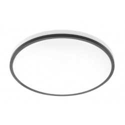 TULA LED lubinis &scaron;viestuvas (apvalus, juodas, 24W, 1680lm, 4000K, IP44) GTV LD-TUL24W-NW-00 GTVLDTUL24WNW00