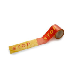 Įspėjamoji juosta "STOP" (100m) ISPEJSTOP100M