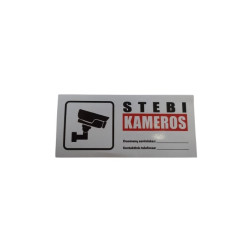 Lipdukas "Stebi kameros" (45x100mm) XLKAMZ