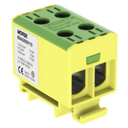Gnybtas OTL50-2 Morek MAA2050Y10 (Geltonai/Žalias, 2x1.5-50mm2, Al/Cu, 1000V) MORMAA2050Y10