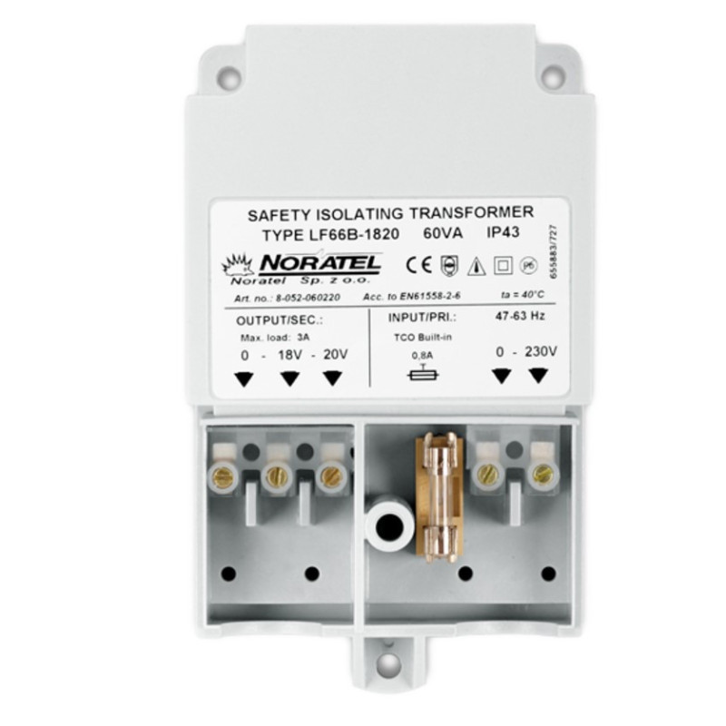 Transformatorius SATEL TR 60 VA (230V AC) SATTR60VA