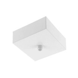 &Scaron;viestuvo pagrindas prie lubų baltas kvadratinis GTV AE-MAS80X80-10 (80x80x30mm) GTVAEMAS80X8010
