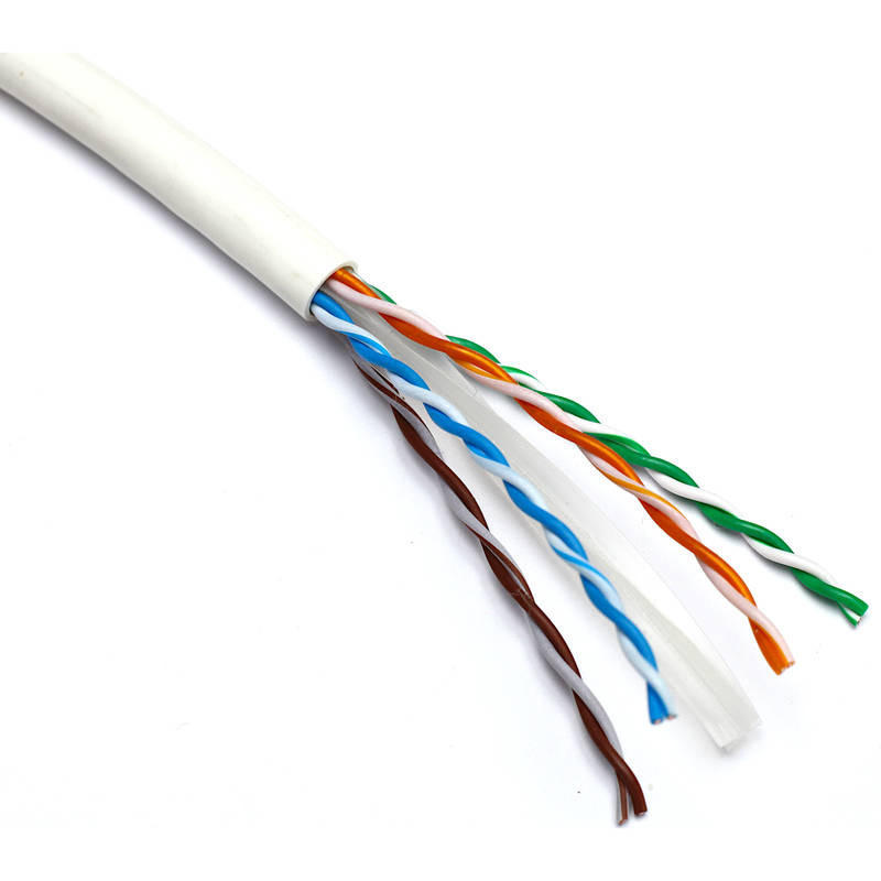 Kabelis ry&scaron;io Excel 190-074 Cat6 U/UTP (LZSH, B2CA, baltas, ritė 305m.) KRUTP6UUTPEXCEL