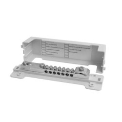 Potencialo i&scaron;lyginimo &scaron;yna Morek 944 (7x25mm2, kabelių pajungimas iki 16mm2, įžeminimas iki 30x3.5mm2) MOREK944