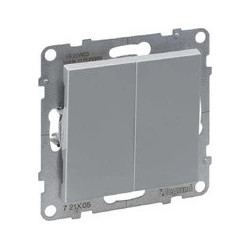 2 kl. aliuminis jungiklis SUNO Legrand 721305 VSUNOKL2ALIUM
