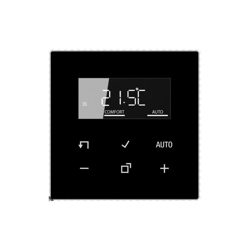 Termostatas su LCD ekranu JUNG TRDLS1790SW (Juodas,vidaus, programuojamas) JUNGTRDLS1790S