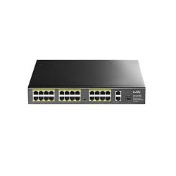 24 prievadų komutatorius CUDY FS1026PS1 SWITCHCUDYFS1026PS1