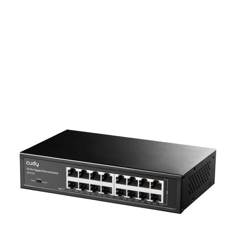 16 prievadų komutatorius CUDY GS1016 SWITCHCUDYGS1016
