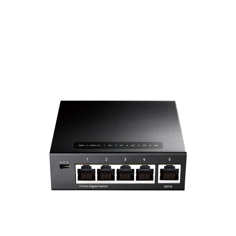 5 prievadų komutatorius CUDY GS105 SWITCHCUDYGS105
