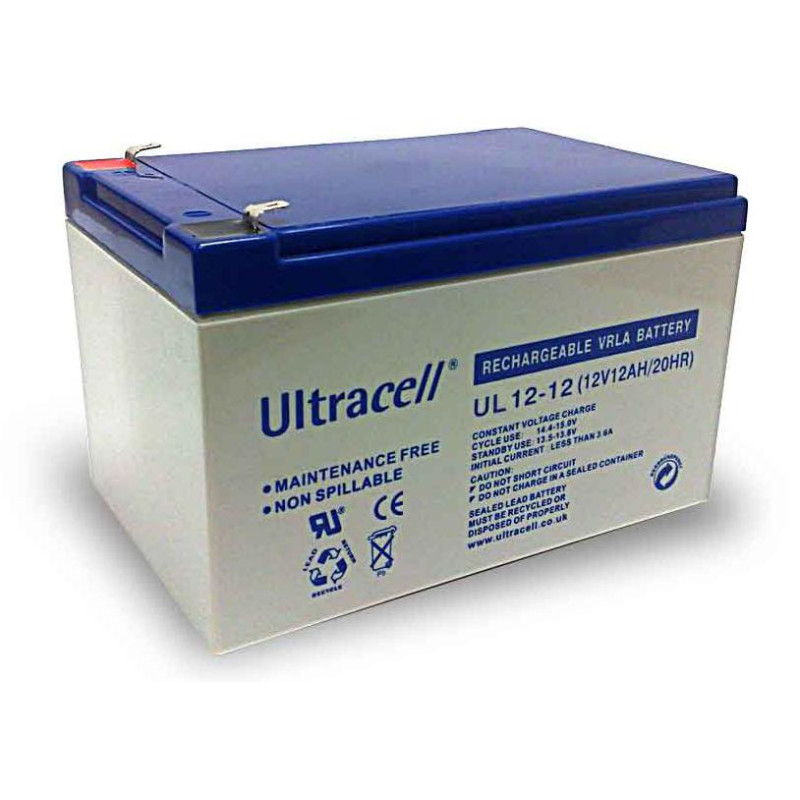 Akumuliatorius Ultracell UL12-12 (12 Ah, 12V) AU12/12