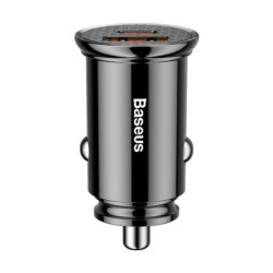 Automobilinis įkroviklis BASEUS CCALL-YS01 (Juodas, 30W, 12-24V, USB + USB-C, QC4.0+, SCP)




 CCALL-YS01