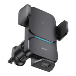 Automobilinis laikiklis BASEUS CGZX000001 (Juodas, 4.7-7.5", belaidis įkrovimas 15W, IR jutiklis)
 CGZX000001