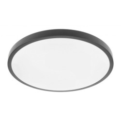 ATOL LED lubinis &scaron;viestuvas (32W, 2560lm, 4000K, juodas, apvalus) GTV LD-ATOL32W-NW-10 GTVLDATOL32WNW10