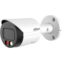 Dahua Bullet IPC-HFW2449S-S-IL-0280B F2.8 (Balta, 4MP, ~95&deg;, IR+LED 30m, IP67, PoE) DAHIPCH2449SSIL0280B