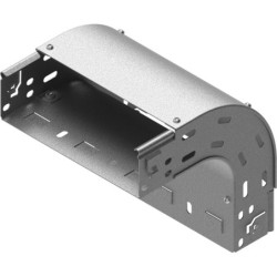Lovelio jungtis 90&deg; į apačią BAKS LUFZJ100H60 (100mm) BAKSLUFZJ100H60