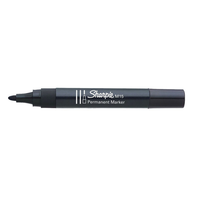 Permanentinis markeris Sharpie 09-8192584 (Juodas, 2mm) MARKER098192584