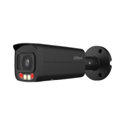 IP kamera Dahua Bullet IPC-HFW2849T-AS-IL-0360B (Juoda, 8MP 4K, 3.6mm 87&deg;, IR + LED 30m, IP67, PoE) DAHHFW2849TASIL36BJ