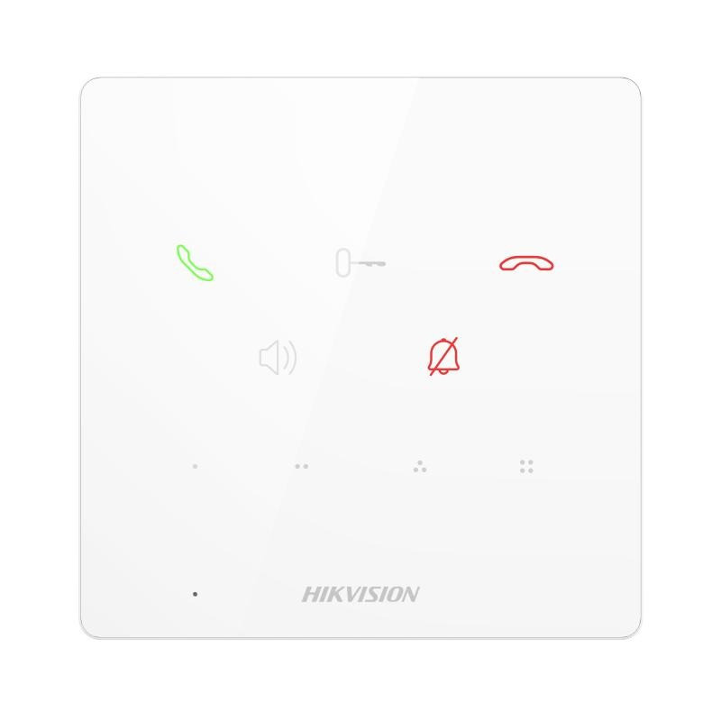 Telefonspynės vidinė stotelė, be ekrano, Hikvision DS-KH6000-E1 (BALTAS) PSMDSKH6000E1B