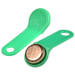 Žalias dallas raktas iButton DS1990A-F5 su laikikliu PSPCD-1990AZ