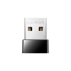 Adapteris CUDY WU650 Nano USB (WiFi 5, 433Mbps + 200Mbps WiFi) CUDYWU650