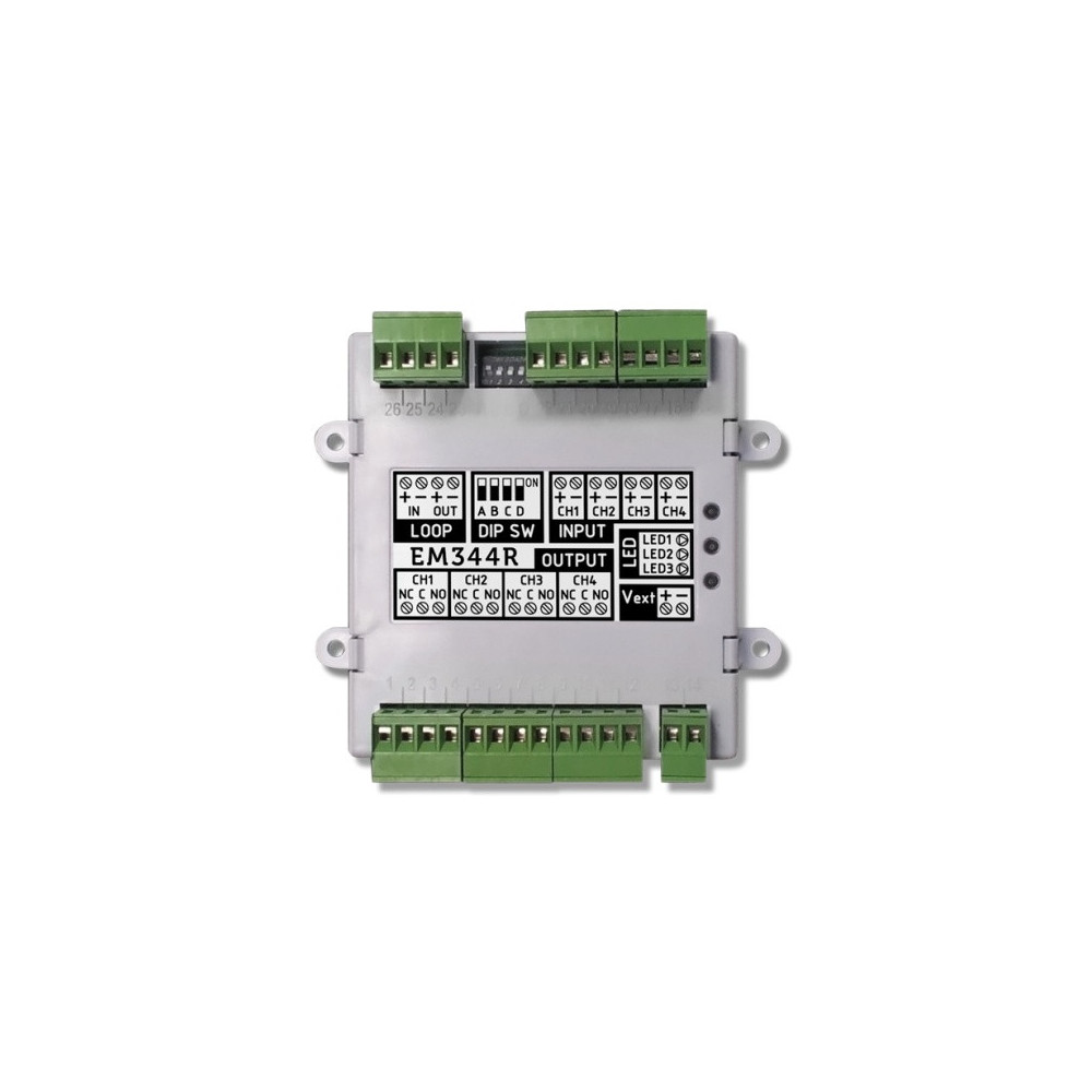 Adresinis relinis modulis Enea EM344R (4x I/O) IOMEM344R