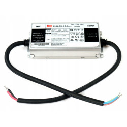 Impulsinis maitinimo &scaron;altinis LED 60W 12V 5A IP67, dimeriuojamas, Mean well XLG-75-12-A MWXLG7512A