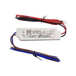Impulsinis maitinimo &scaron;altinis LED 24V 20W 0.84A IP67, Mean well, LPV-20-24 MBLPV2024MEANWELL