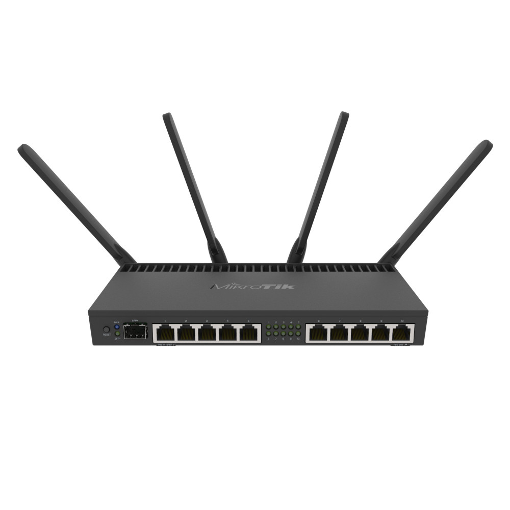 Mar&scaron;rutizatorius 11 prievadų Mikrotik RB4011iGS+5HacQ2HnD-IN MIKROTIKRB4011iGS5HacQ2H