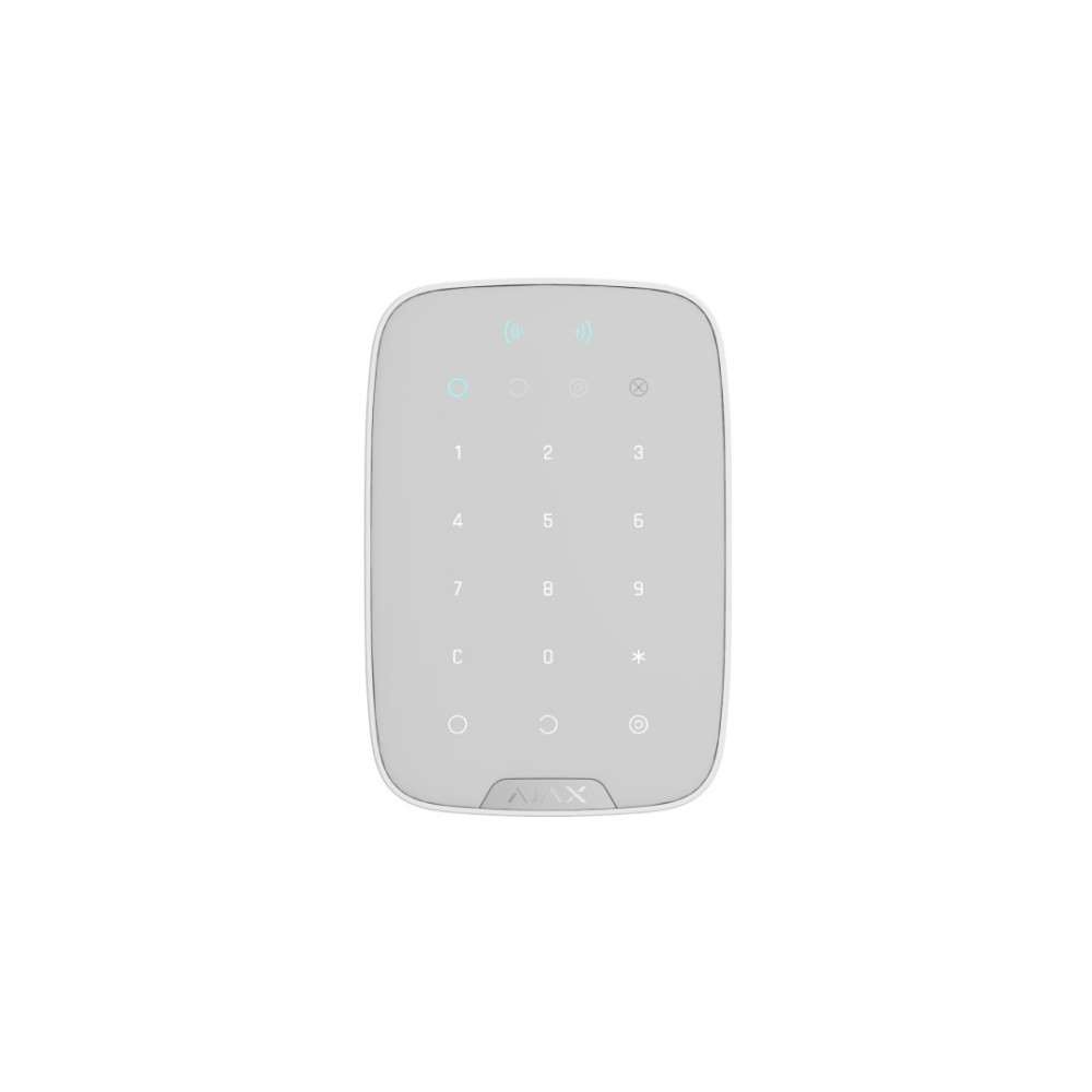 Bevielė klaviatūra Ajax Keypad Plus 38253.83.WH1 (balta) AJKEYPADPBBALT