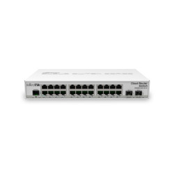 24 prievadų valdomas komutatorius MikroTik CRS326-24G-2S+IN MIKROTIKCRS32624G2SIN