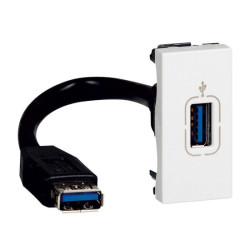 USB A duomenų lizdas Legrand Mosaic 078746 L078746