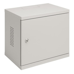 Komutacinė spinta 10'' pakabinama 9U 300x300x279mm (pilka, nesurinkta) KS9U300x300PAKISPASP3309
