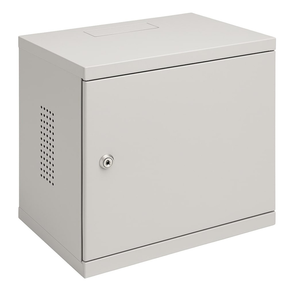 Komutacinė spinta 10'' pakabinama 9U 300x300x279mm (pilka, nesurinkta) KS9U300x300PAKISPASP3309