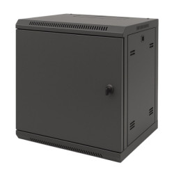 Komutacinė spinta 19'' pakabinama 4U 600x450mm (juoda, nesurinkta, IP20) KS4U600X450PAKTISJASP2640