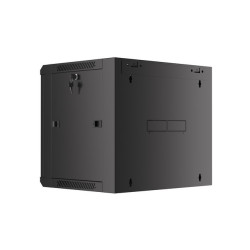 Komutacinė spinta 19'' pakabinama 18U 600x450mm (juoda, nesurinkta, IP20) ASP2-6412 KS18U600X450PAISJASP26418