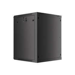 Komutacinė spinta 19'' pakabinama 18U 600x600mm (juoda, nesurinkta, IP20) ASP2-6618 KS18U600X600PAISJASP6618