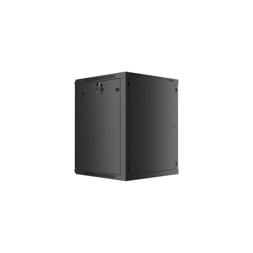 Komutacinė spinta 19'' pakabinama 18U 600x600mm (juoda, nesurinkta, IP20) ASP2-6618 KS18U600X600PAISJASP6618