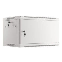 Komutacinė spinta 19'' pakabinama 6U 600x450mm (pilka, nesurinkta, IP20) ASP2-6406 KS6U600X450PAISPIASP6406