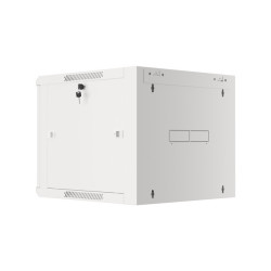 Komutacinė spinta 19'' pakabinama 9U 600x450mm (pilka, surinkta, IP20) AWM2-6409 KS9U600X450PASPIAWM26409