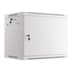 Komutacinė spinta 19'' pakabinama 9U 600x600mm (pilka, surinkta, IP20) AWM2-6609 KS9U600X600PASPIAWM26609